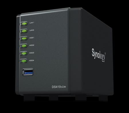 Synology® Introduces DiskStation DS419slim, A Personal Cloud In The Palm Of Your Hand