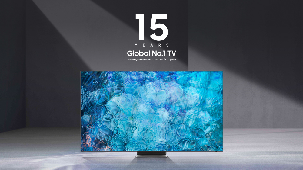 Samsung Named No.1 Global TV Manufacturer For 15 Consecutive Years